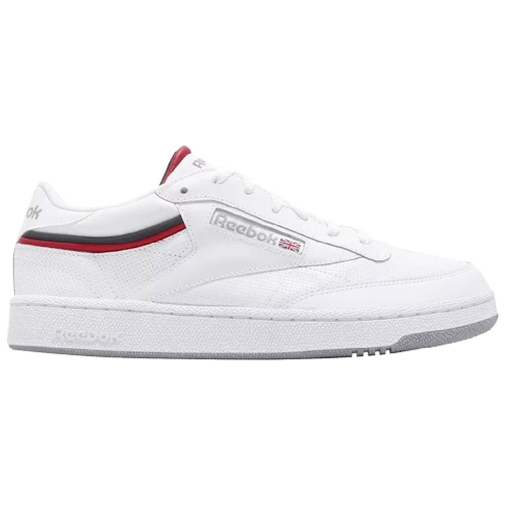 حذاء رياضي Reebok Club C 85 MU، أبيض/أحمر