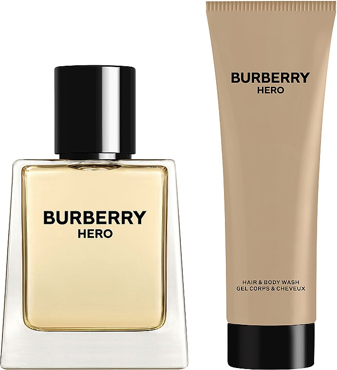 Burberry Hero Gift Set Eau de Toilette Spray 50ml and Shower Gel 75ml