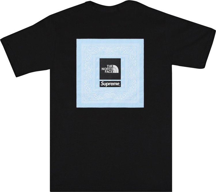 Supreme x The North Face Bandana Tee 'Black'