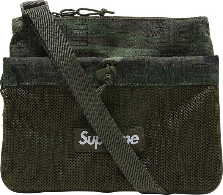 حقيبة جانبية من Supreme Woodland Camo، متعددة الألوان