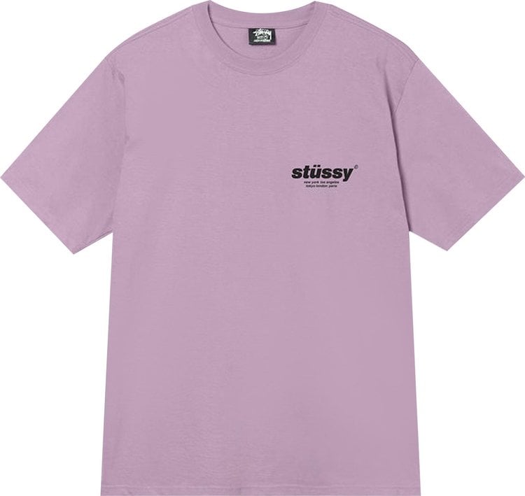 Stussy Gumball Tee 'Orchid', purple