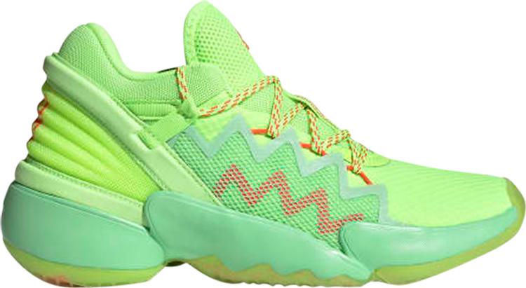 Adidas Marvel x D sneakers. Issue #2 Big Kids 'Spida Sense', green