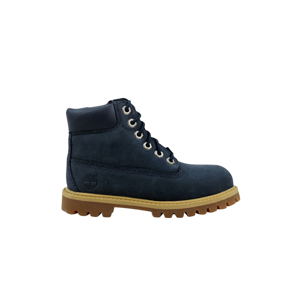 حذاء رياضي للأطفال بريميوم مقاس 6 بوصات من Timberland باللون الأزرق