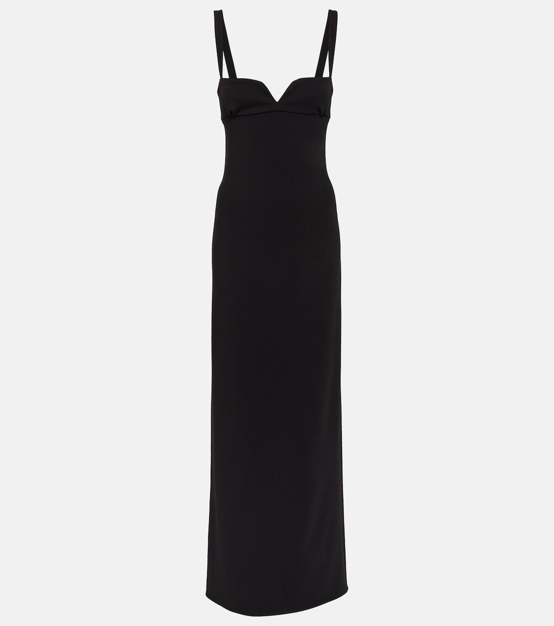 Magda Butrym wool blend dress, black