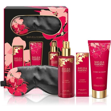 Baylis & Harding Boudiore Cherry Blossom Luxury Beauty Sleep Gift Set - Vegan Cherry Blossom Beauty Sleep