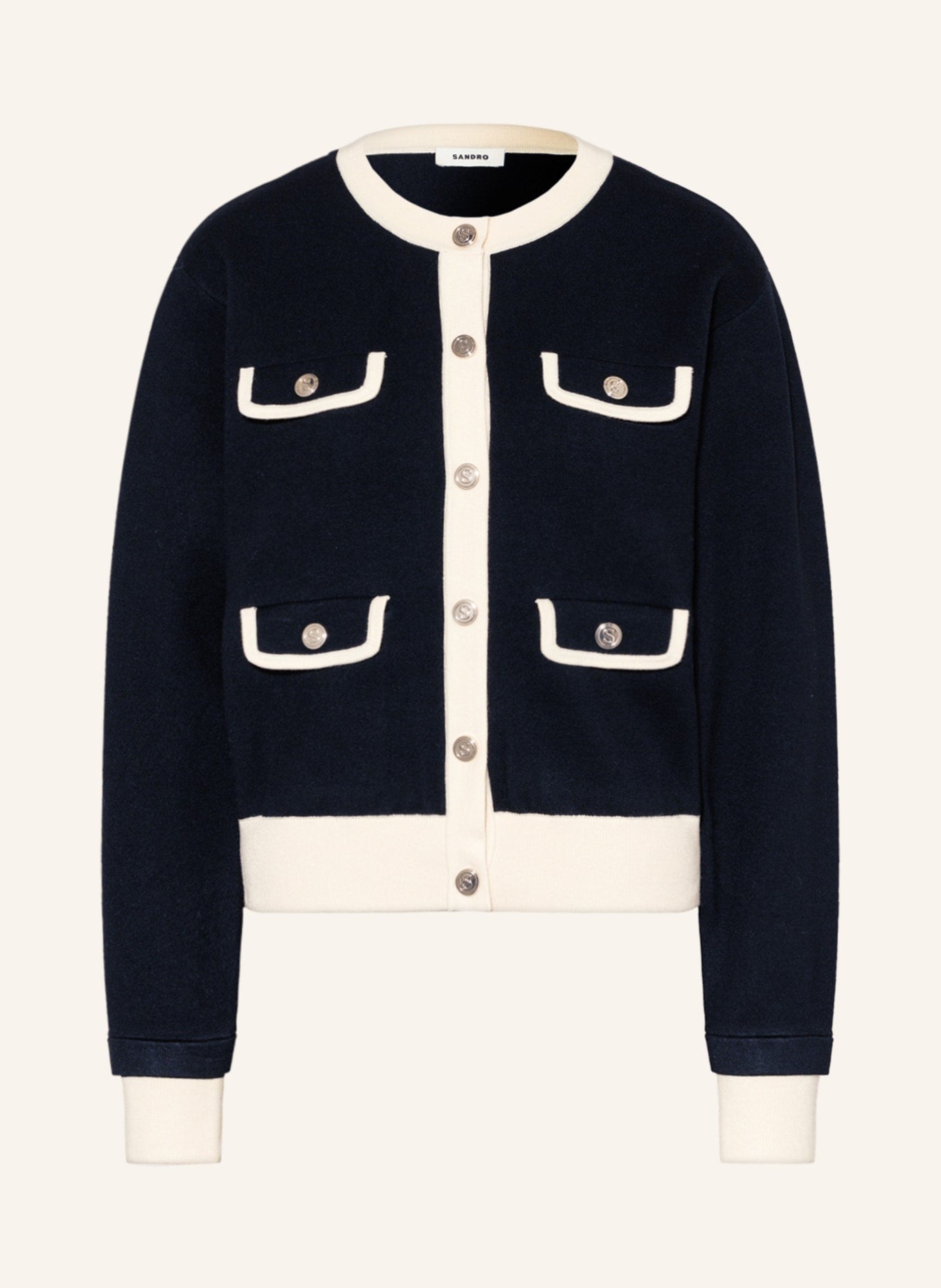 Cardigan SANDRO, black