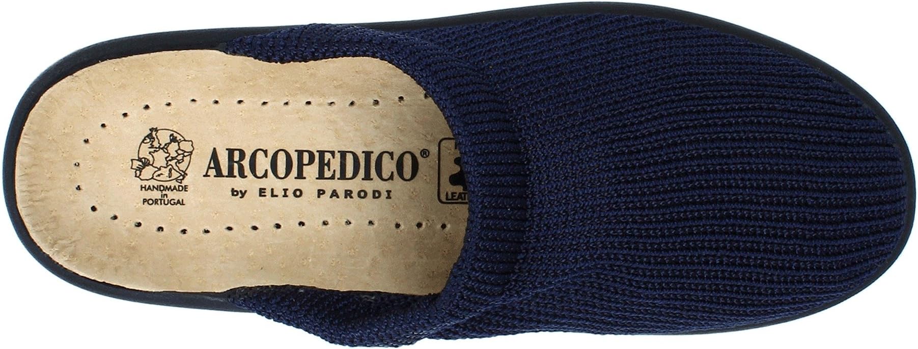 Light Arcopedico clogs, dark blue