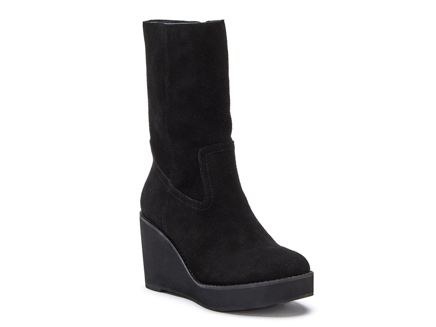 Comet Coconuts Wedge Boots, Black