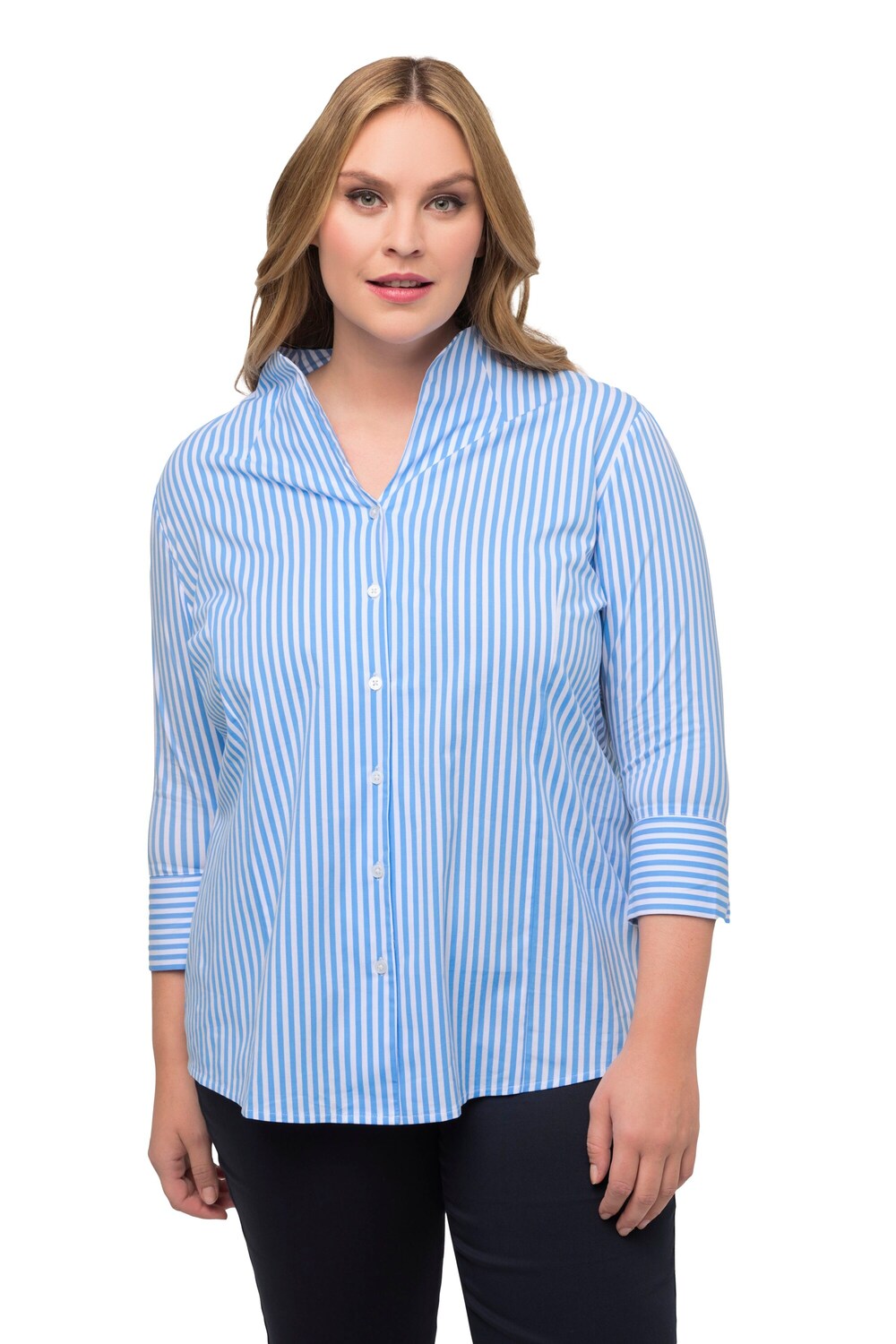 Blouse Ulla Popken, light blue