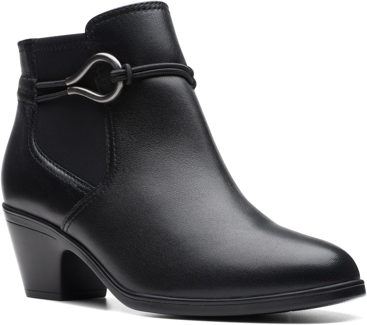 Emily 2 Kaylie Clarks ankle boots, black leather