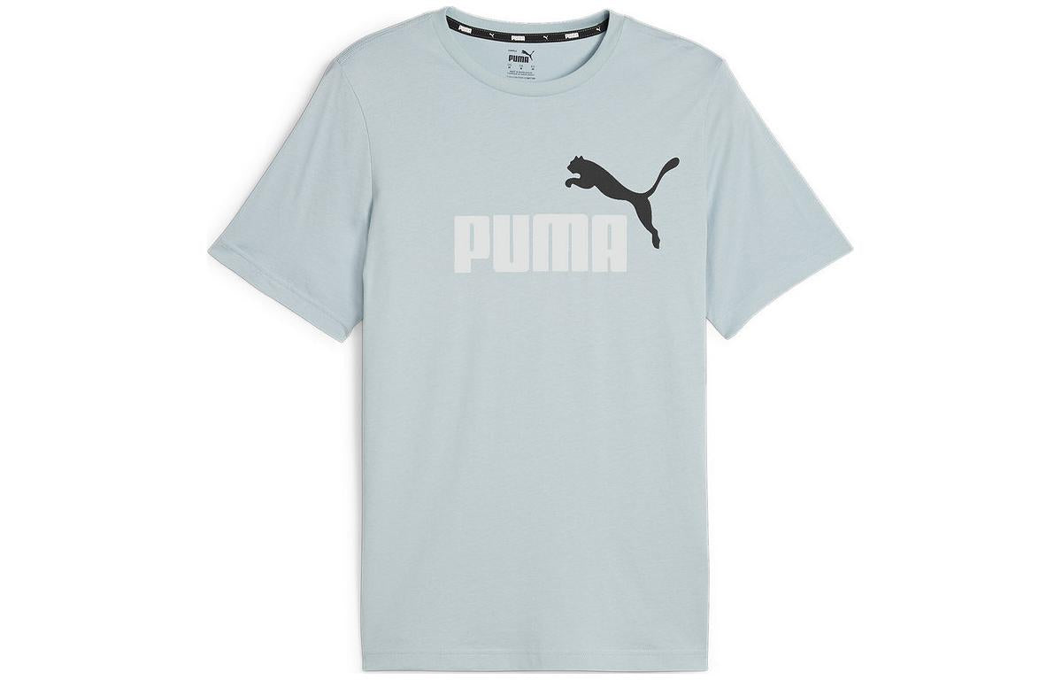 Men's T-shirt light blue Puma, light blue