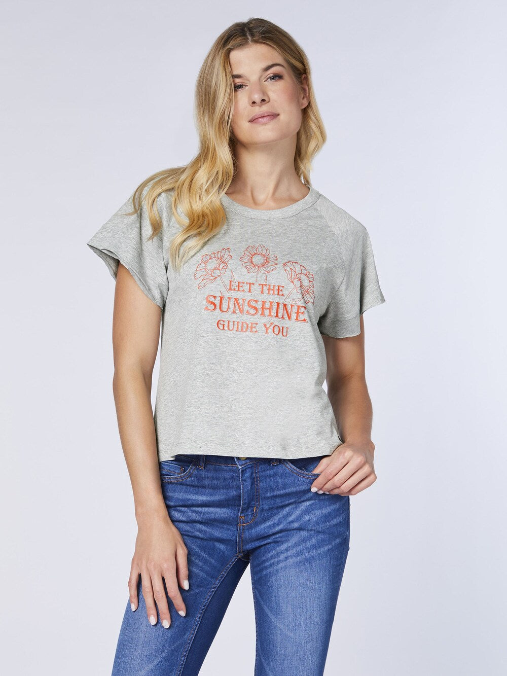 Oklahoma Jeans shirt, mottled gray