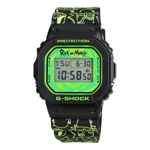 CASIO G-Shock Digital 'Black Green' watch, green