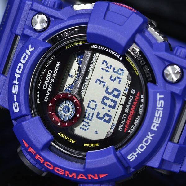 ساعة CASIO G-Shock Frogman 'Blue'، باللون الأزرق