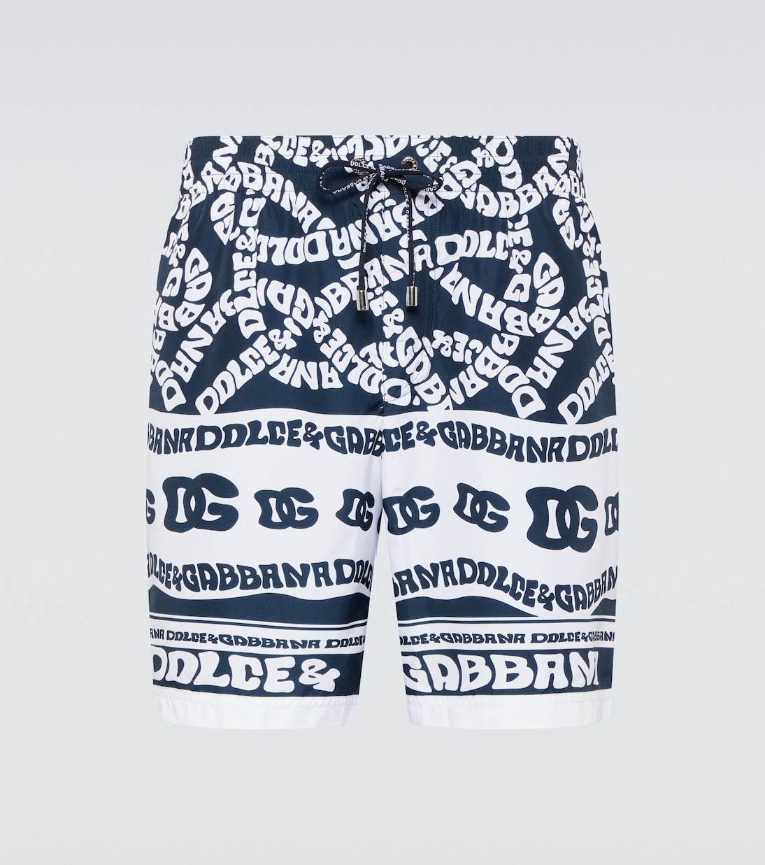 Dolce&Gabbana printed swimsuit, blue