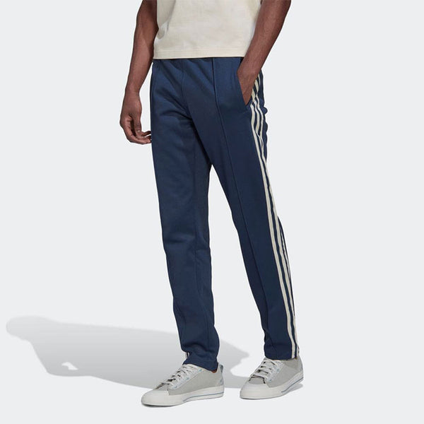 بنطلون رياضي رجالي من adidas originals Stripe Logo كاجوال رياضي/بنطلون/بنطلون رياضي باللون الأزرق الخريفي، متعدد الألوان