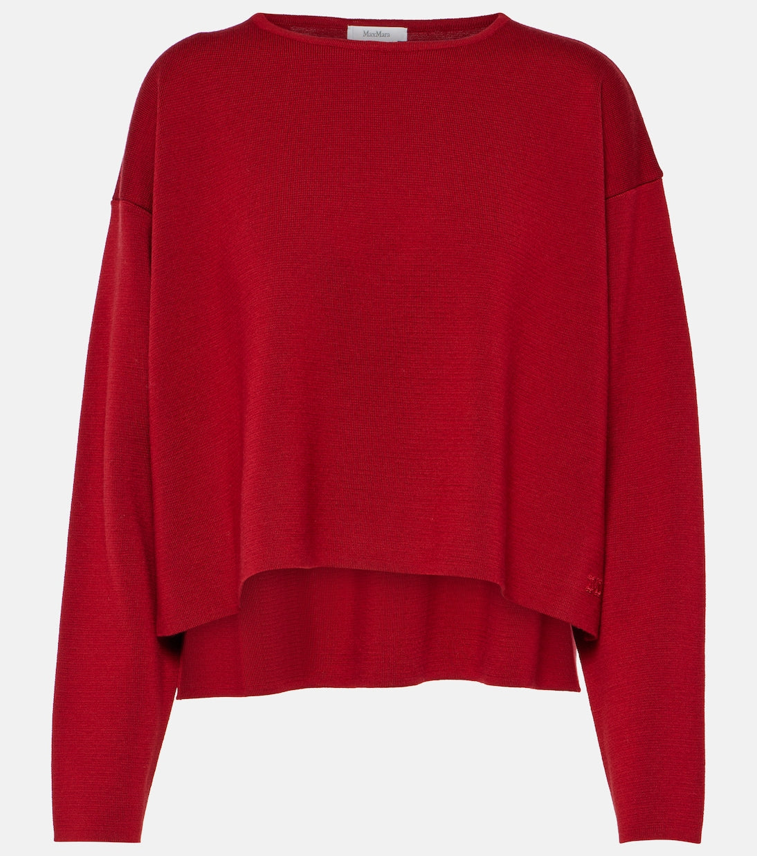 Angelo Max Mara wool sweater, red