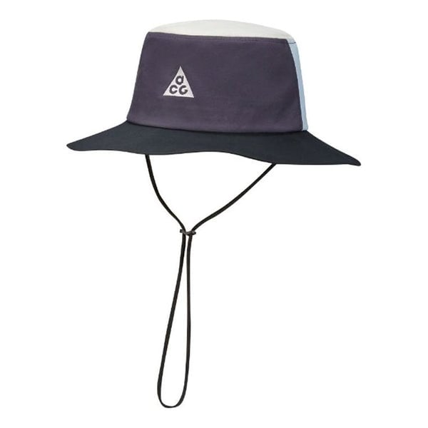 قبعة Nike ACG Bucket Hat "أسود وأبيض وأزرق"، باللون الأسود