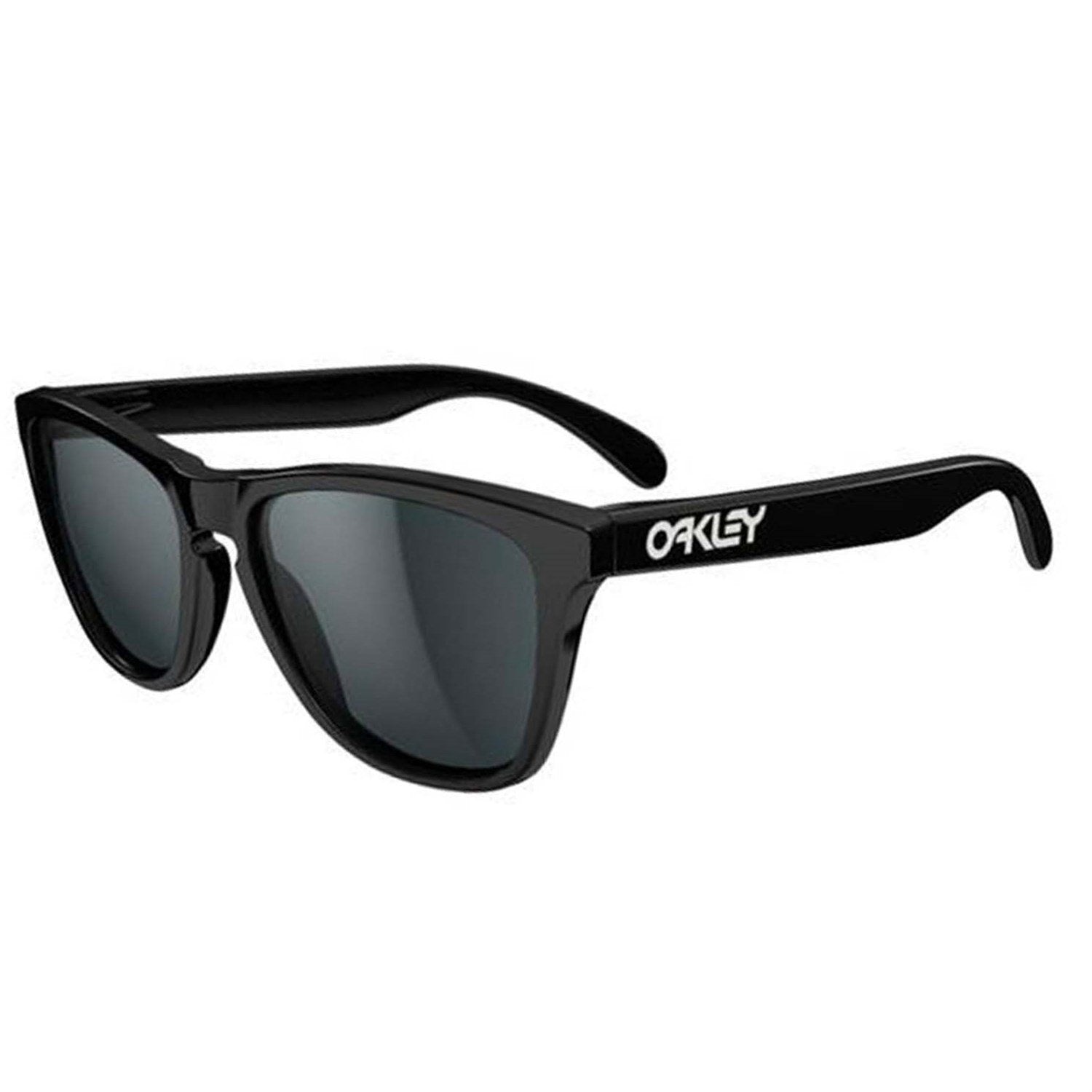 نظارات شمسية Oakley Frogskins باللون الأسود/الرمادي المصقول