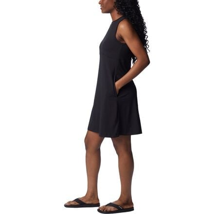 Women's Columbia freezer tank dress, black