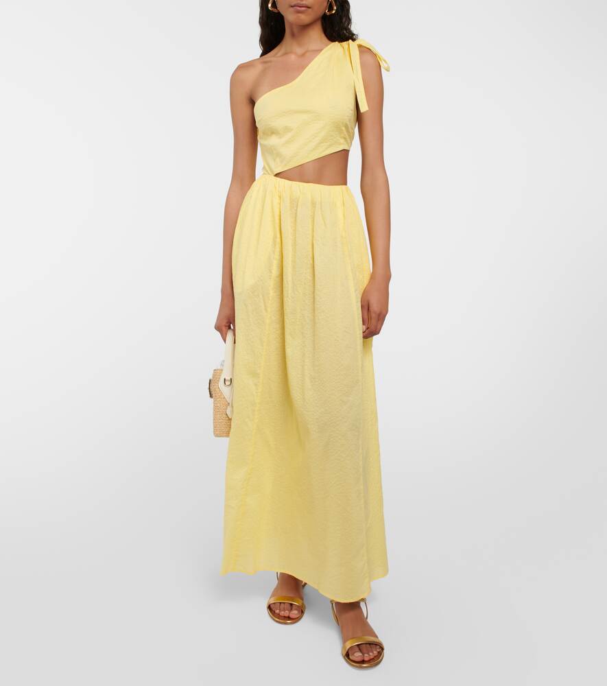 Alberobello one-shoulder midi dress MARYSIA, yellow