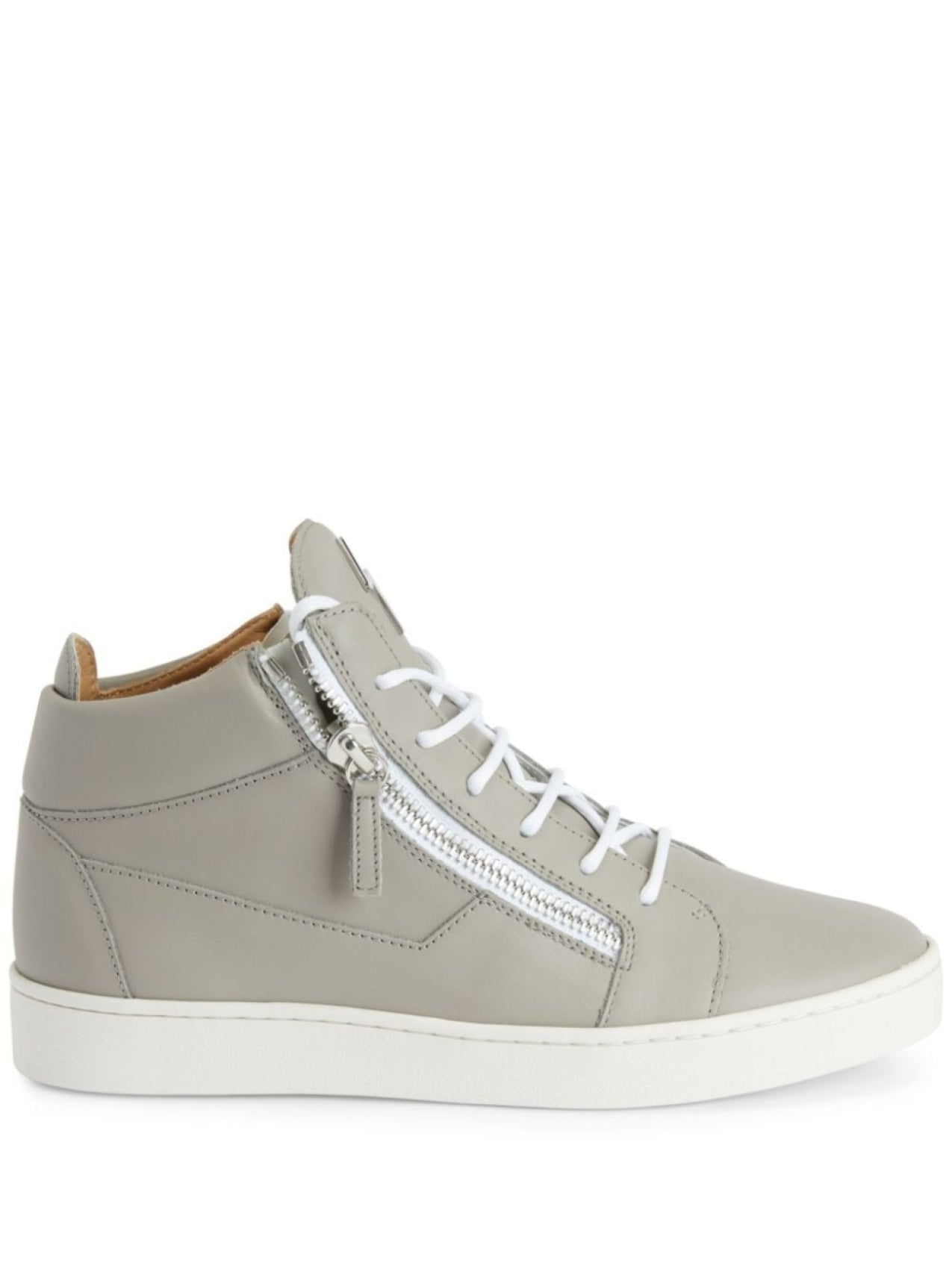 Giuseppe Zanotti Frankie Logo-plaque sneakers, grey