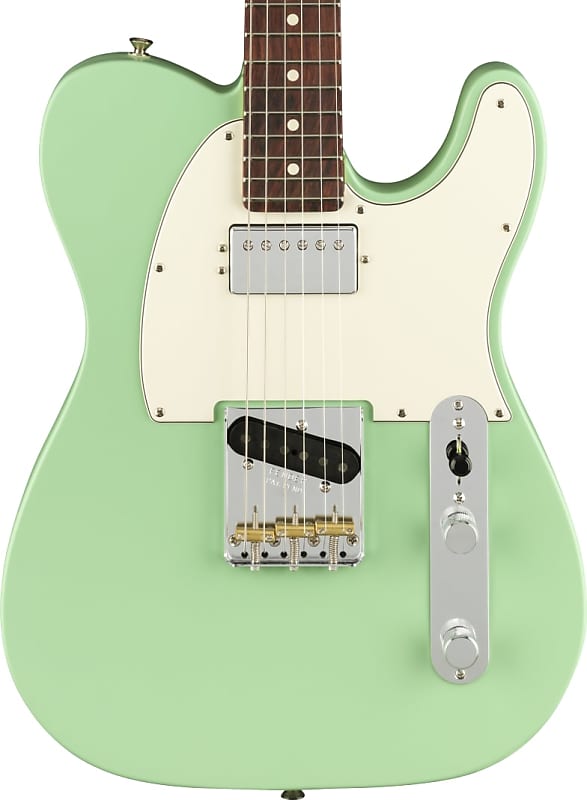 Fender American Performer Telecaster with Humbucker - Satin Surf Green Rosewood Fingerboard