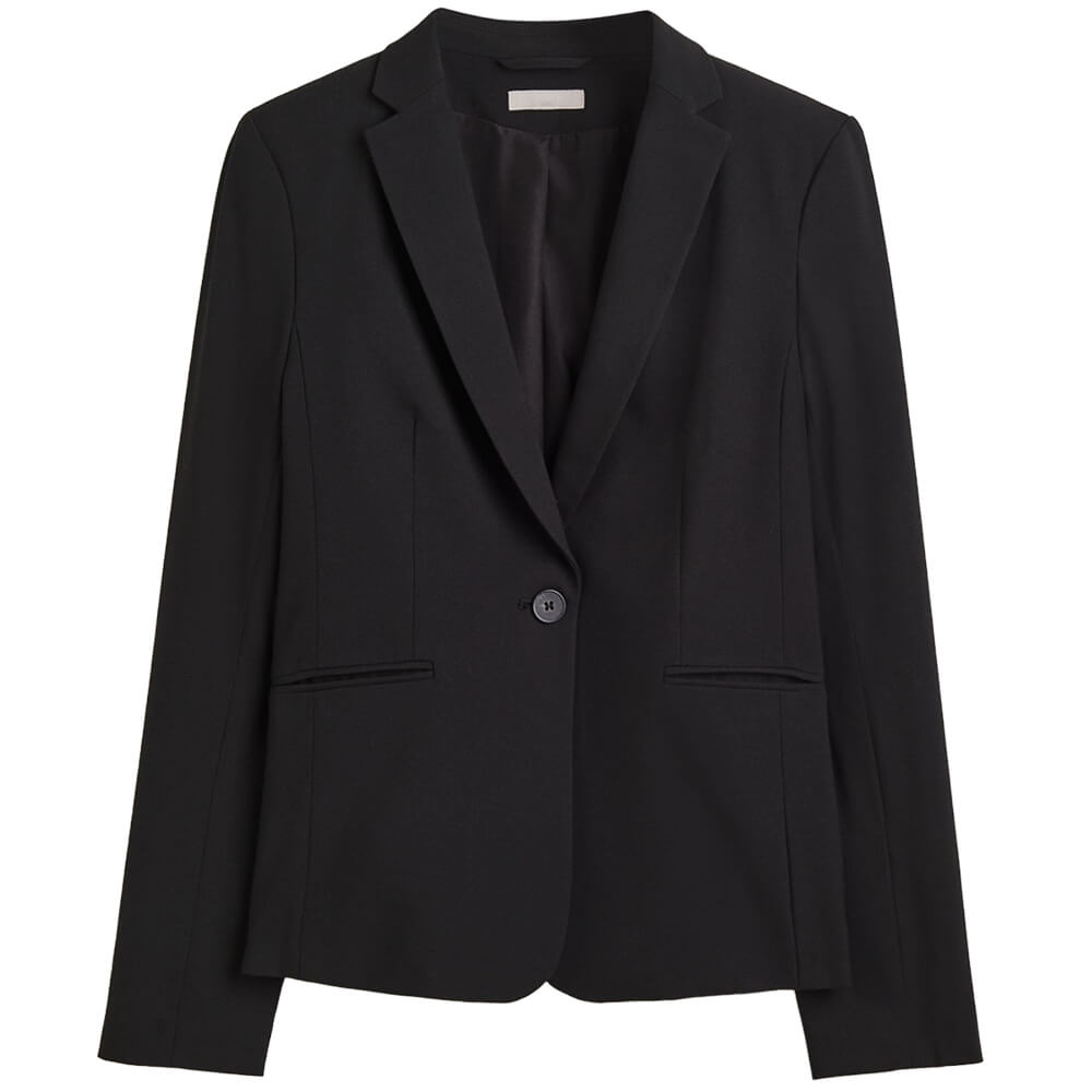 H&M Fitted Jacket, black