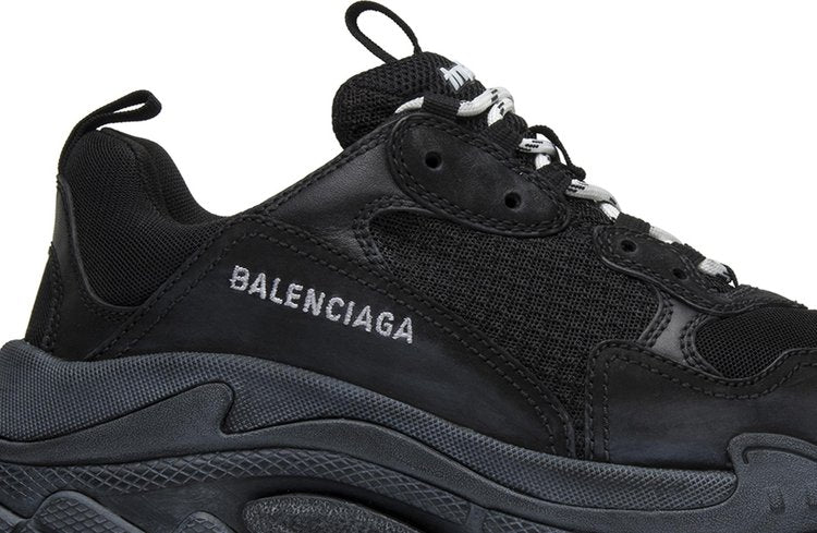 حذاء رياضي Balenciaga Triple S Triple Black 2018، أسود