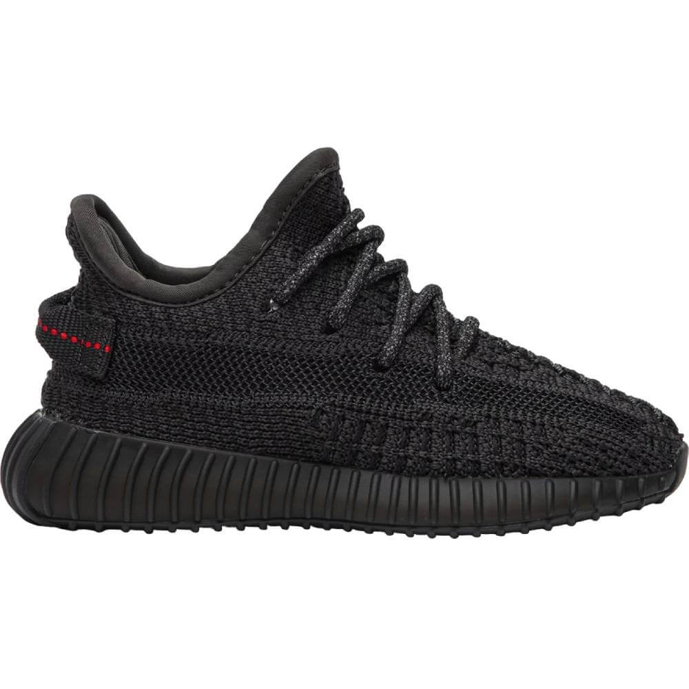 Yeezy Boost 350 V2 Infant Black Non-Reflective Sneakers, black