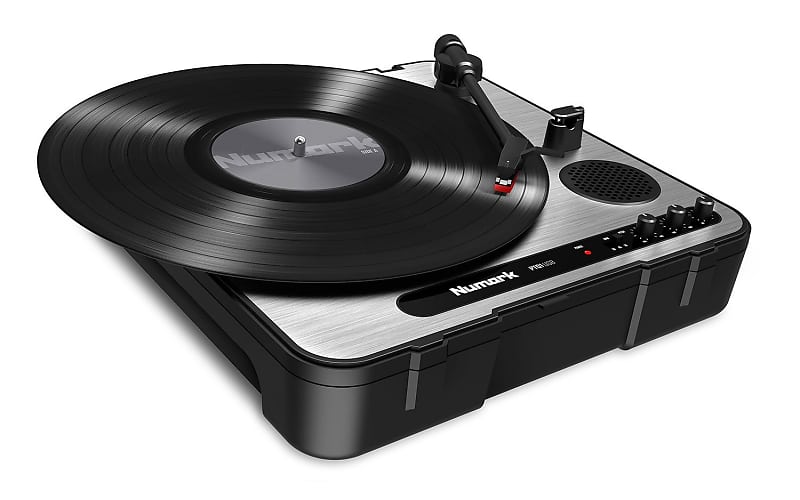 Numark - PT01 USB - Portable Archiving Vinyl Player at 33 1/3, 45 and 78 rpm