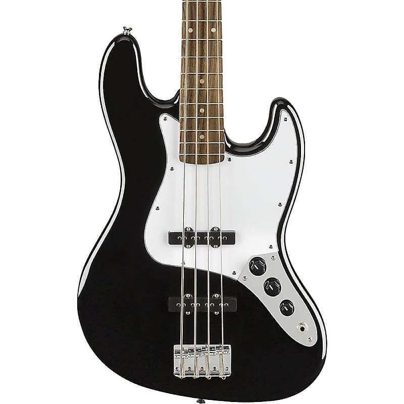 Squier Affinity Series Jazz Bass - Black with Laurel Fingerboard