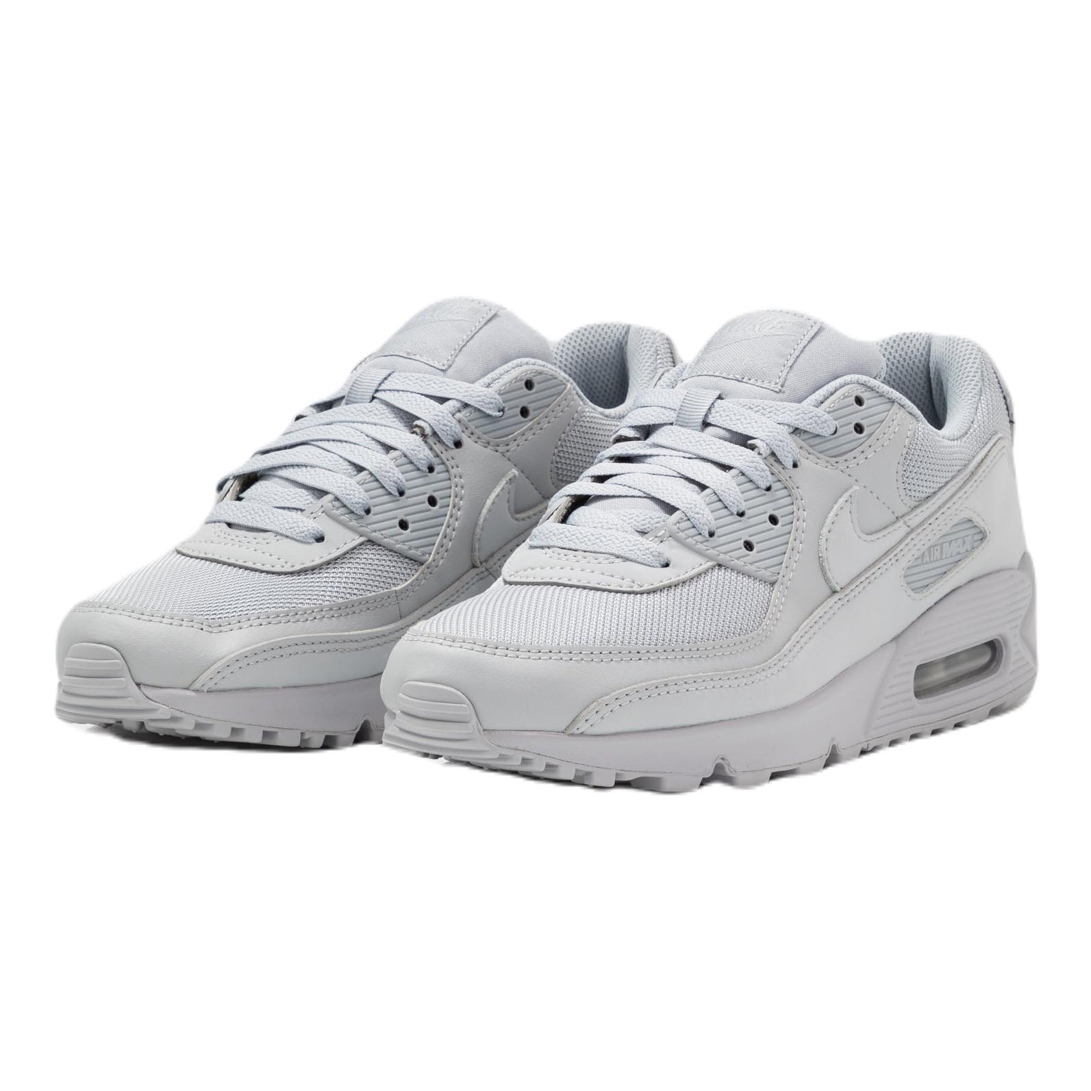 Nike Air Max 90 Round Toe Trainers, Gray