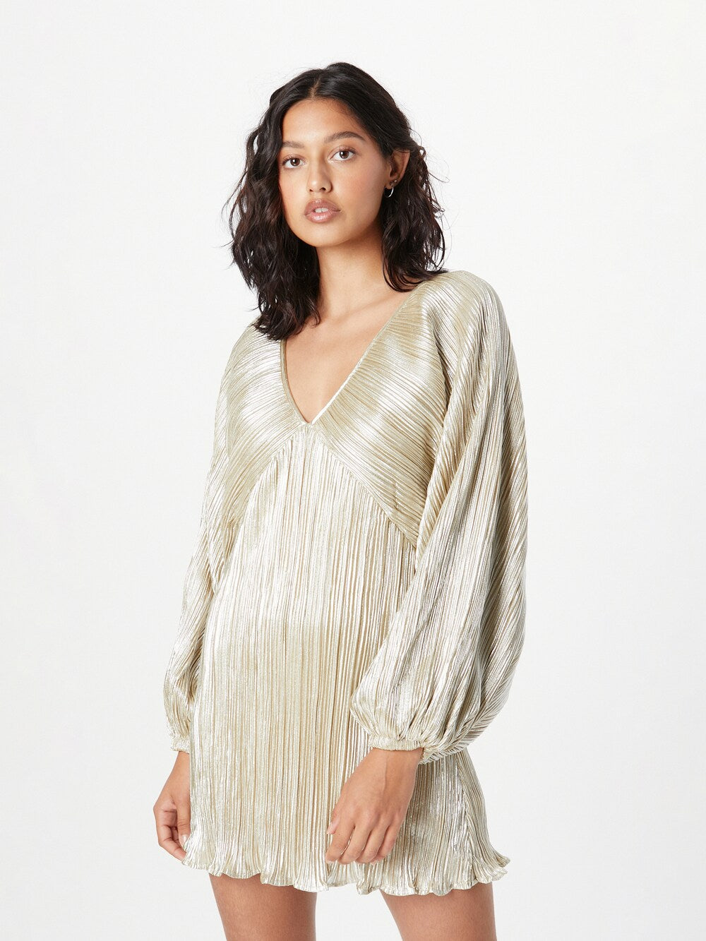 Nasty Gal cocktail dress, gold