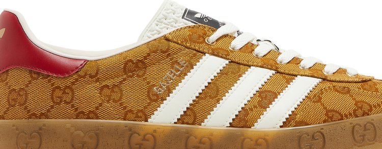 حذاء رياضي Adidas Adidas x Gucci Gazelle 'GG Monogram' باللون البني