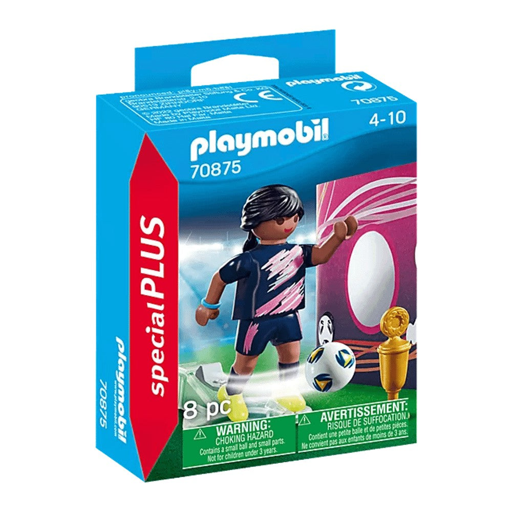 Construction set Playmobil 70875 Football player with goal