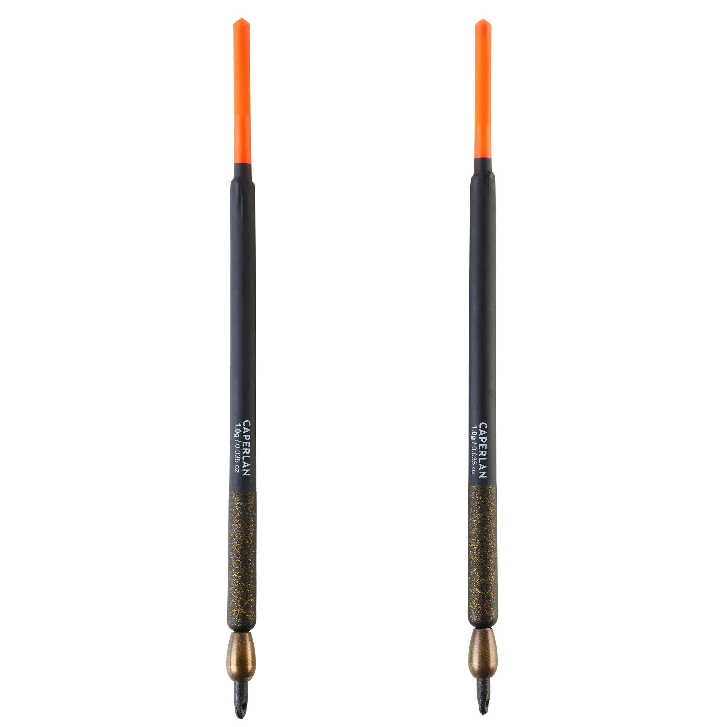 Float for mast PF-F900 L 0.6 g 2 pcs. CAPERLAN, black/neon blood orange