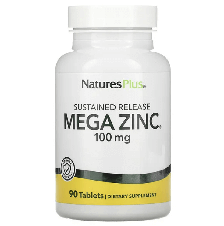 Megazinc extended release, 100 mg, 90 tablets, NaturesPlus