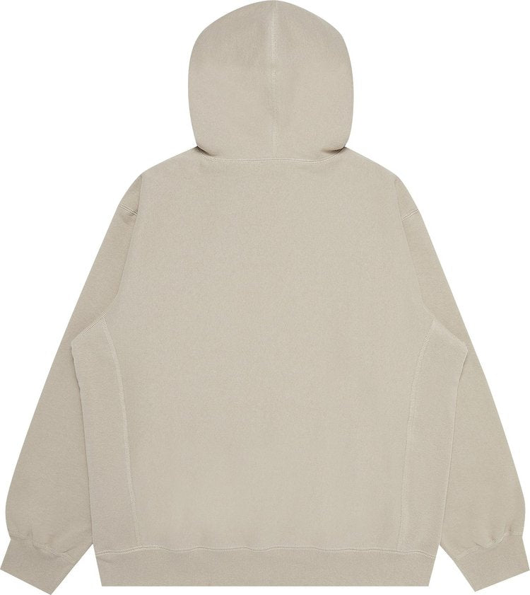 Supreme Raised Handstyle Hooded Sweatshirt 'Dark Taupe', Tan