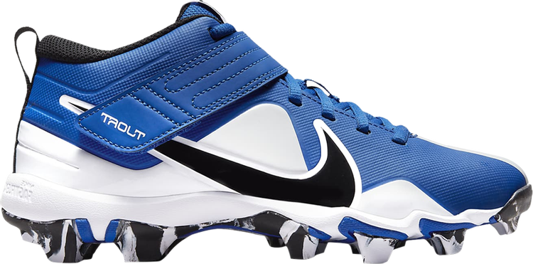 Nike Force Trout 7 Keystone GS 'Game Royal Camo' Boots, Blue