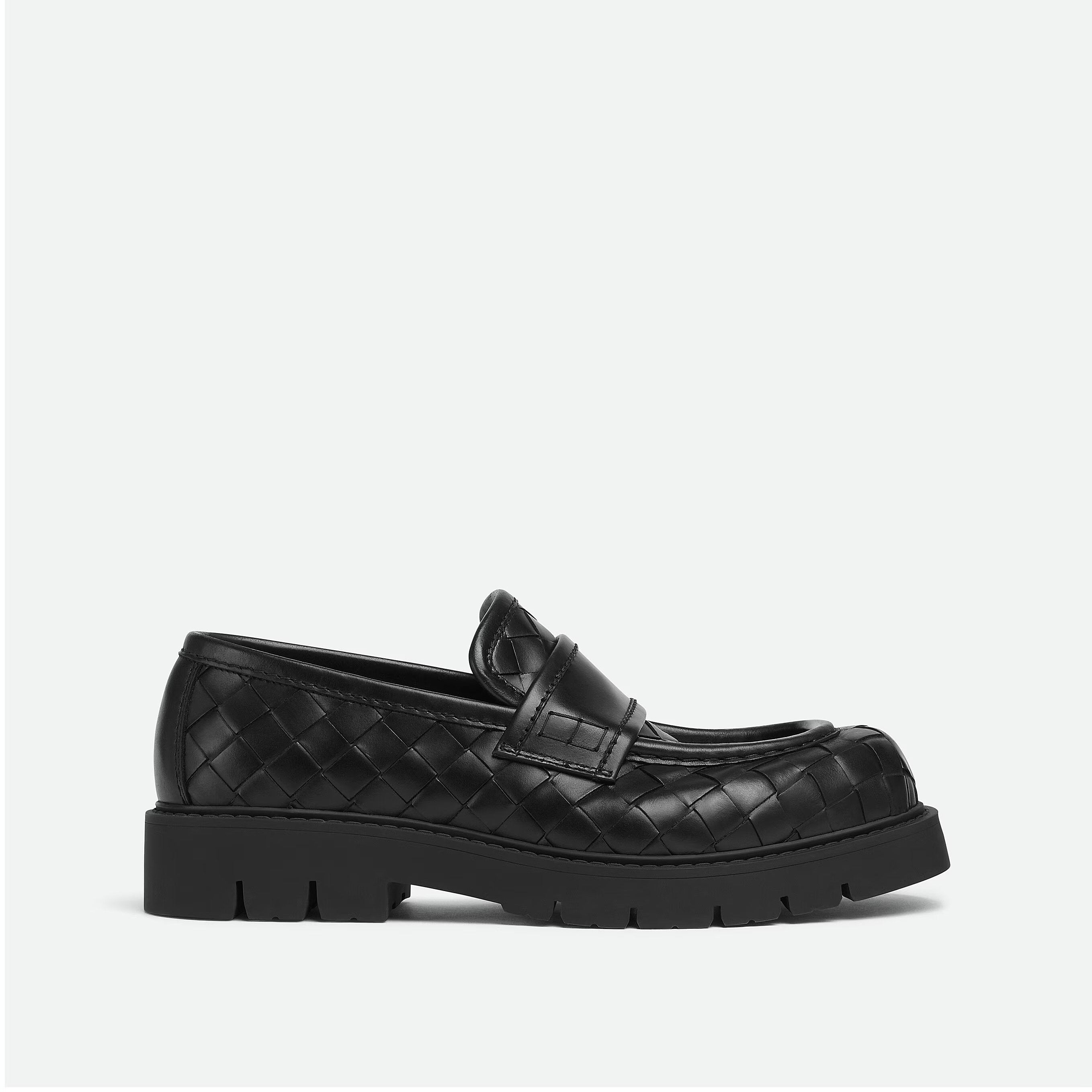 Bottega Veneta Haddock Loafers, Black