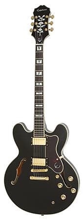 جيتار كهربائي شبه صوتي Epiphone Sheraton II Pro، أسود