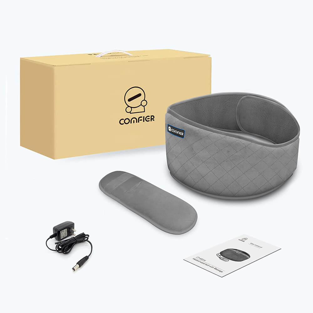 Comfier Heating Pad Back Pain massager, gray