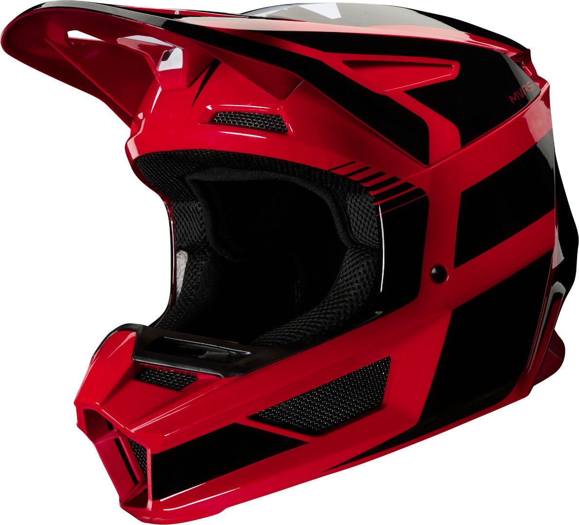 Fox V2 Hayl Motocross Helmet, Red