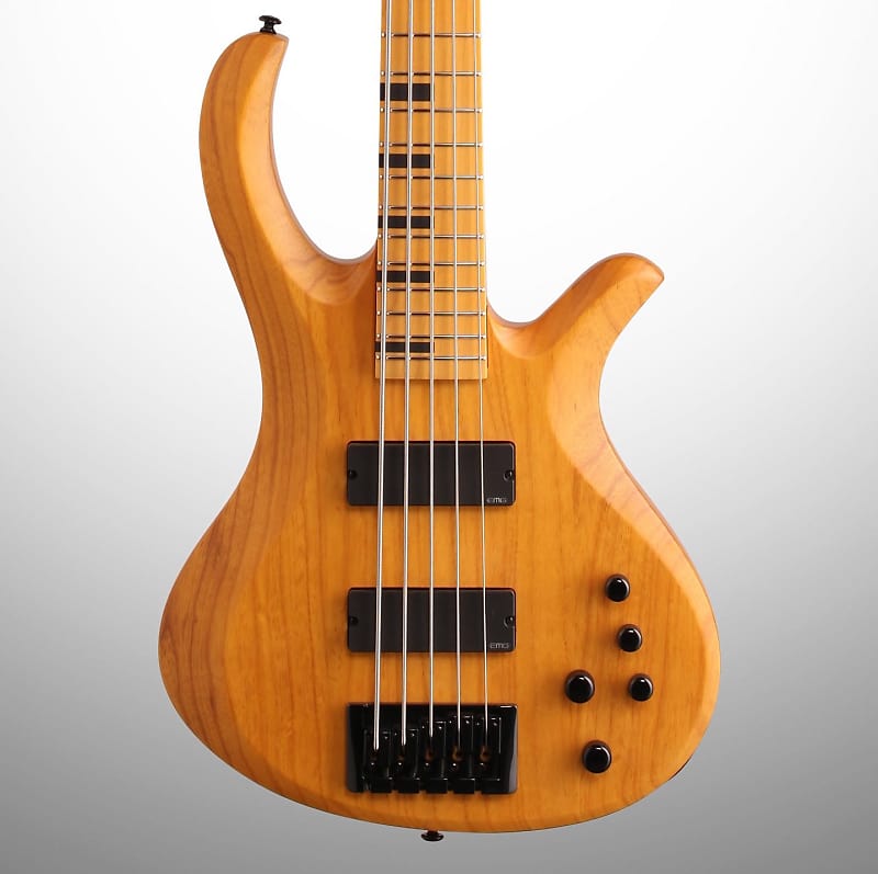 Schecter Session Riot 5 Electric Bass, Aged Natural Satin