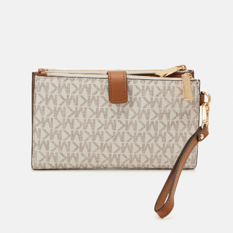 Michael Kors Jet Set Wristlet Wallet, cream