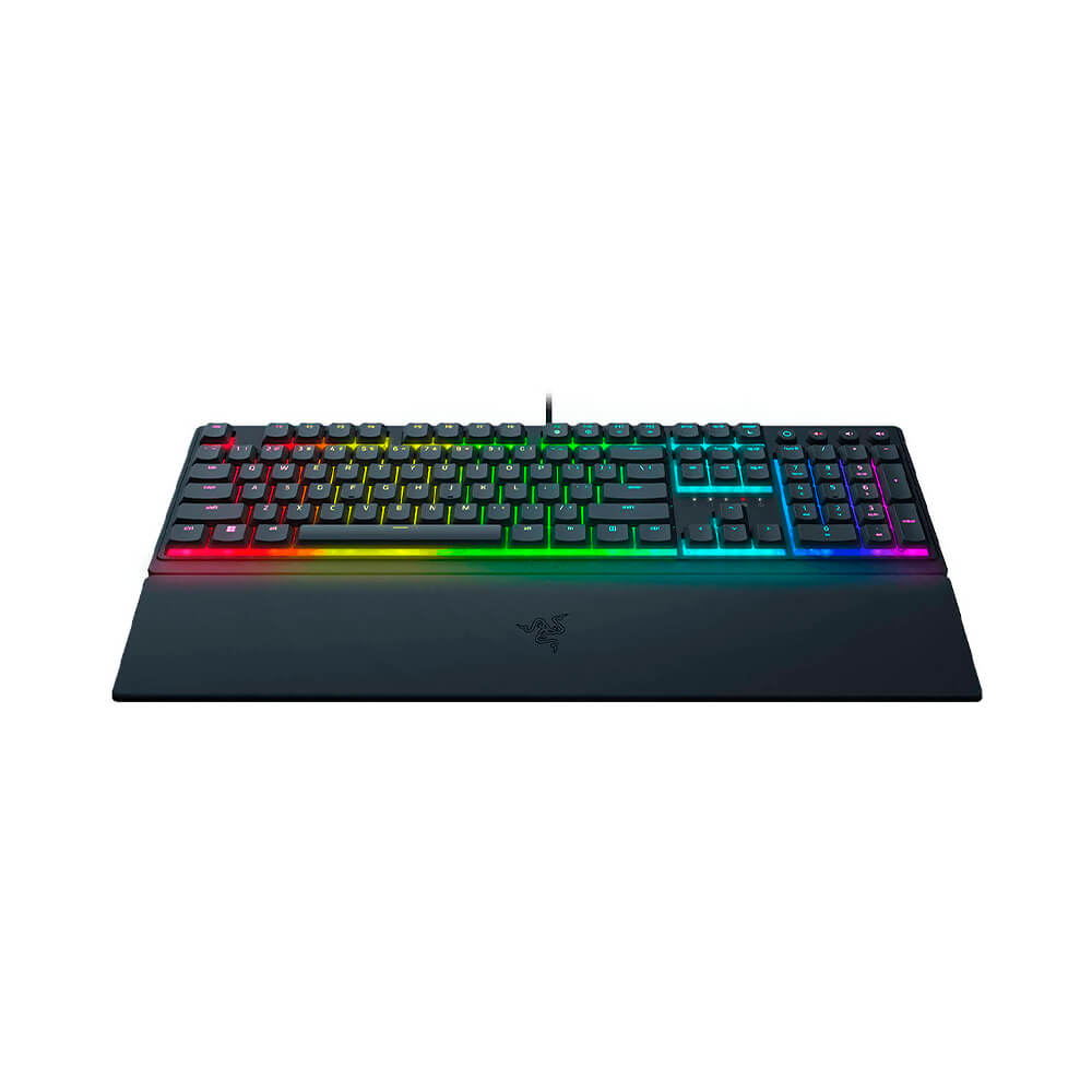 Low-profile mechanical membrane gaming keyboard Razer Ornata V3, wired