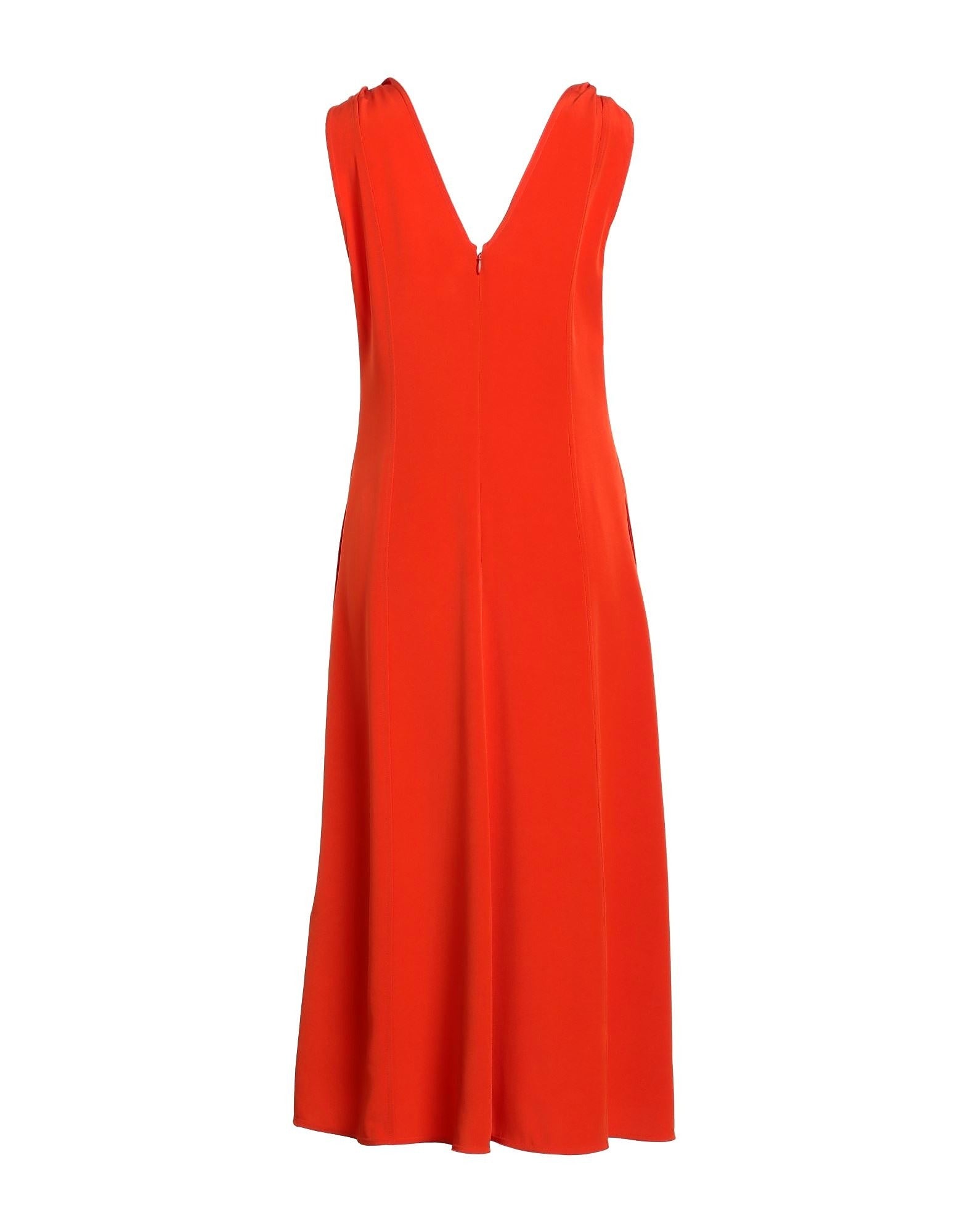 Victoria Beckham Midi Dress, orange