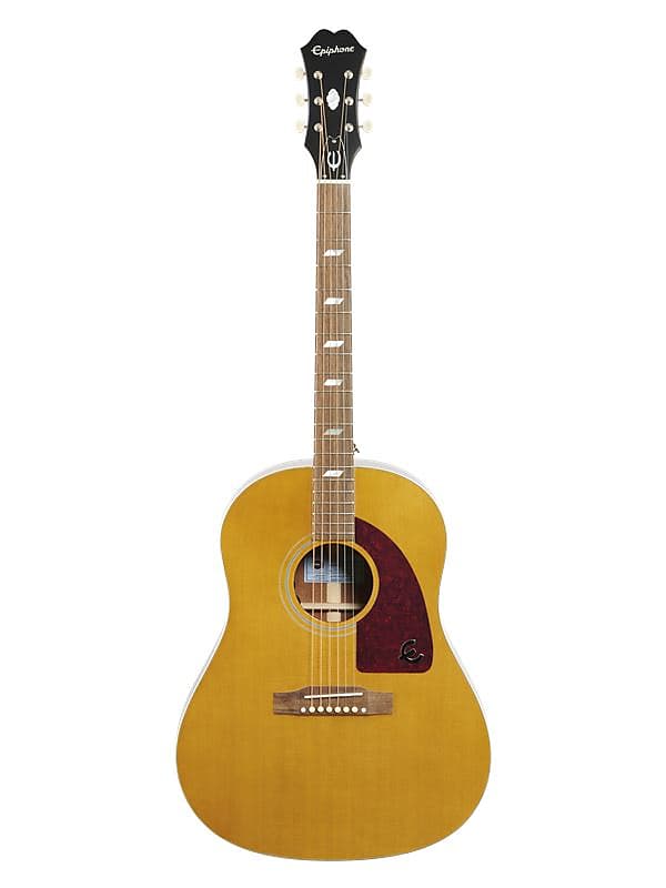 جيتار كهربائي صوتي Epiphone Masterbilt Texan Antique Natural Aged Gloss EMTT ANANH1