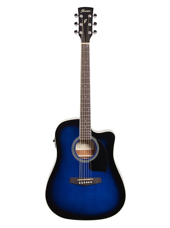 جيتار كهربائي صوتي Ibanez PF15ECE Performance Trans Blue Burst PF15ECE TBS